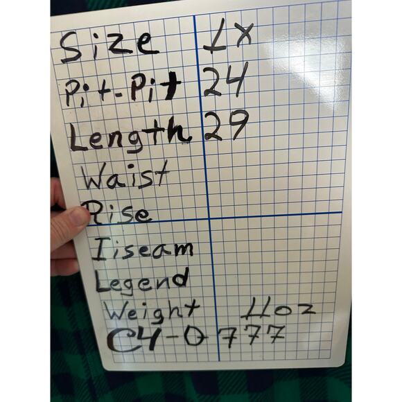 Lands end women’s fleece pullover buffalo check blue green cozycore plus size - Picture 9 of 9